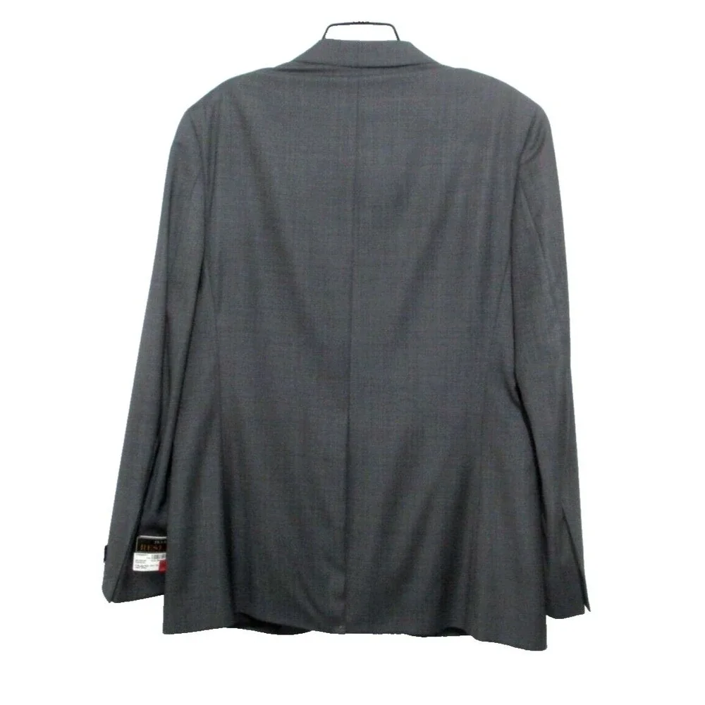 NWT Joseph A Bank Sport Coat 42L Gray 100% Wool